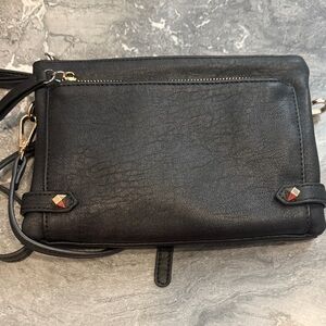 Antik Kraft Classic Black Crossbody Bag